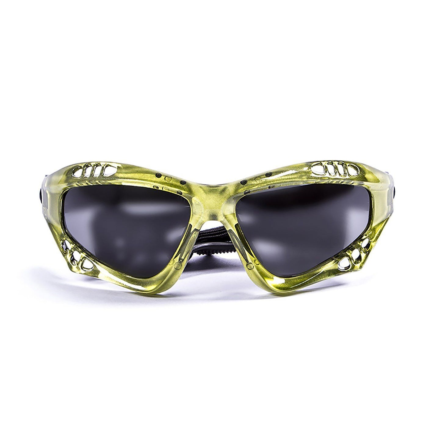 OCEAN AUSTRALIA Polarized Sunglasses Kiteboarding & Water Sports (Frame Green, Lens Smoke)