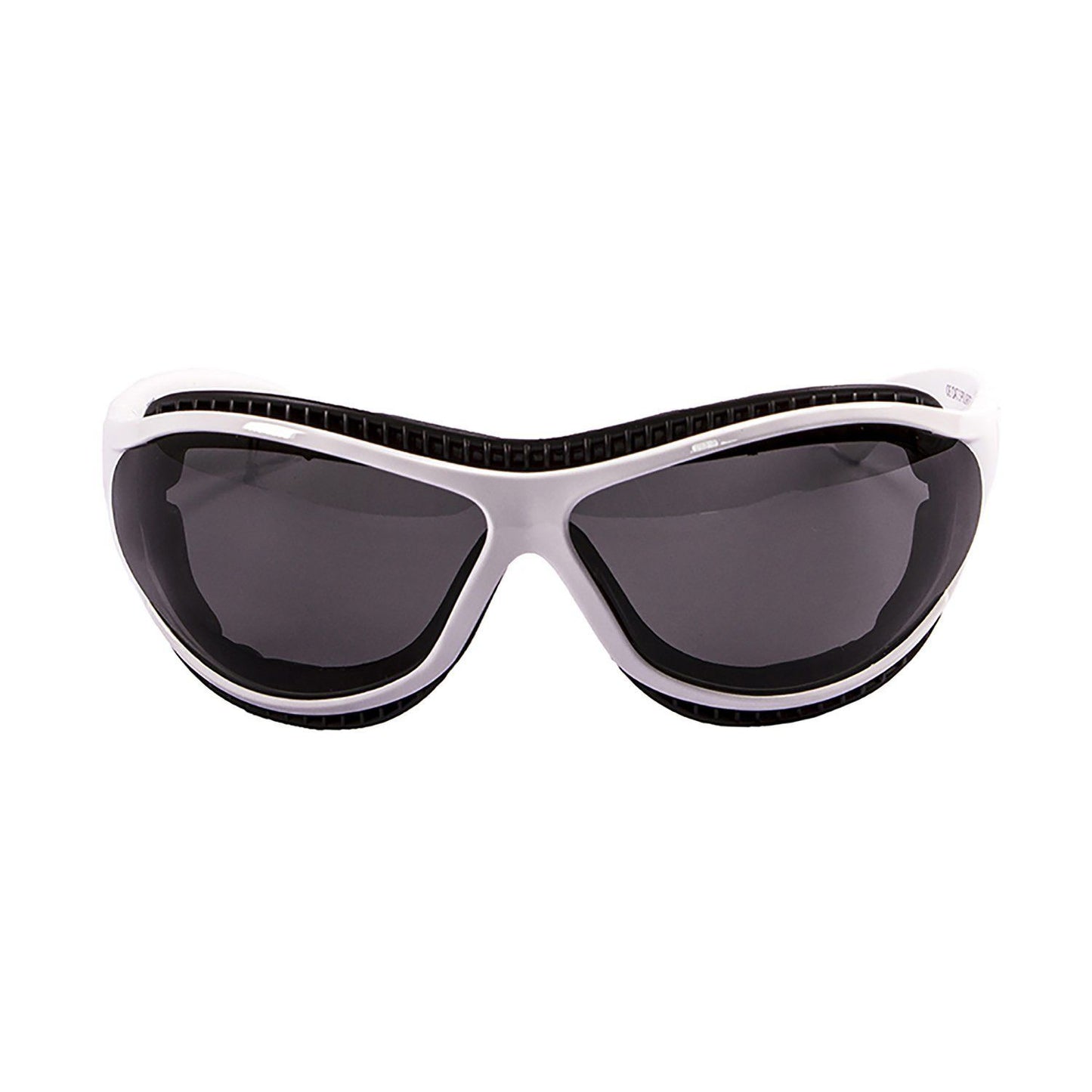 OCEAN TIERRA DE FUEGO Polarized Sunglasses Kiteboarding Surf Water Sports (Frame Matte White, Lens Smoke)
