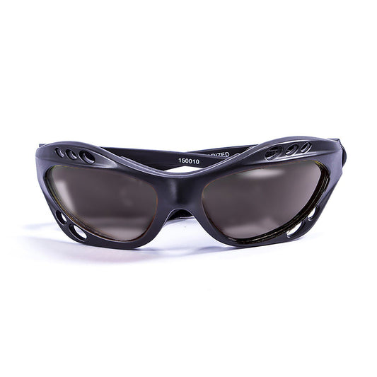 OCEAN CUMBUCO Polarized Sunglasses Kiteboarding & Water Sports (Frame Matte Black, Lens Smoke)
