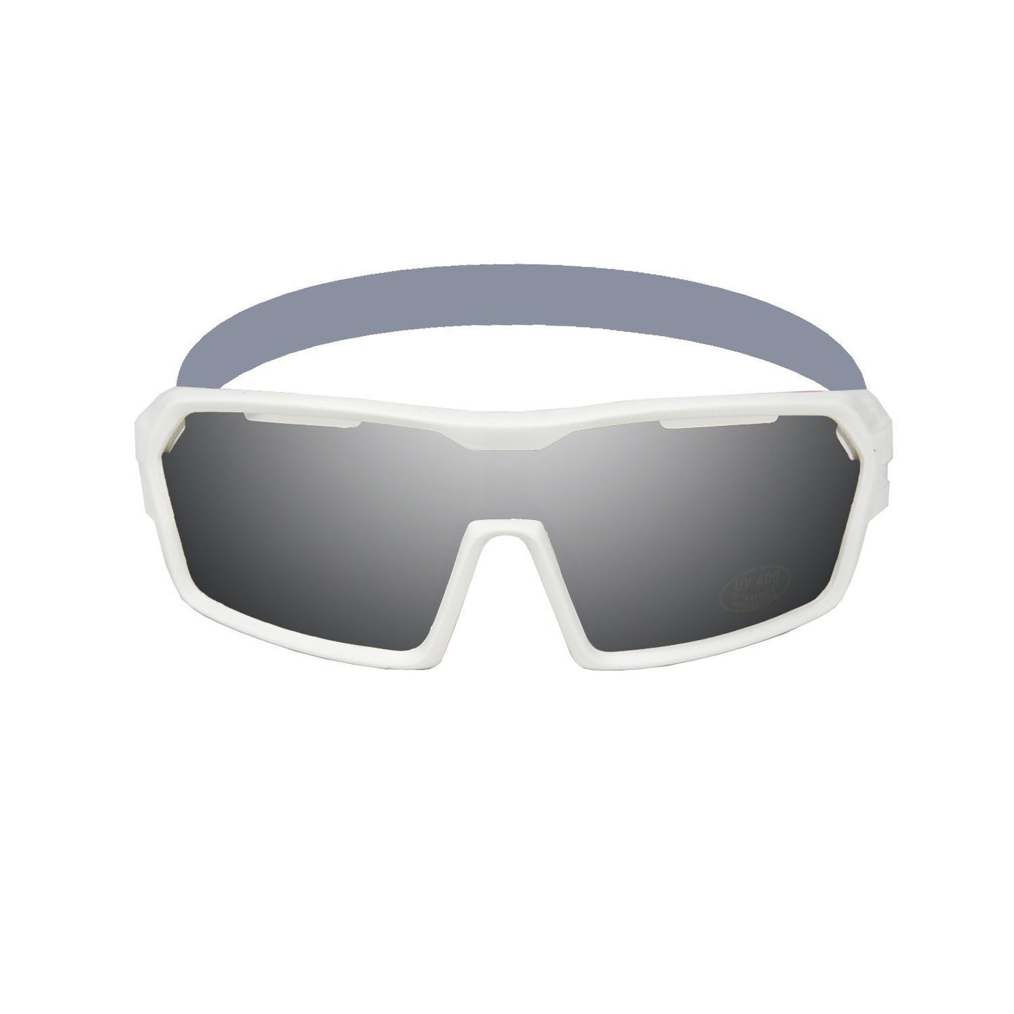 OCEAN CHAMELEON Polarized Sunglasses Kiteboarding Surf Water Sports (Frame Matte White, Lens Smoke)