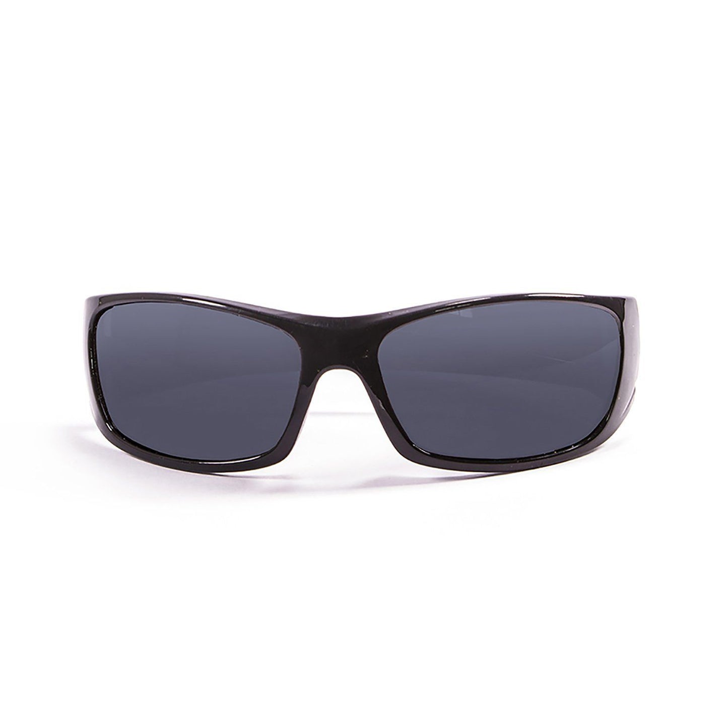 OCEAN BERMUDA Polarized Sunglasses Kiteboarding Surf Water Sports (Frame Shiny Black, Lens Smoke)