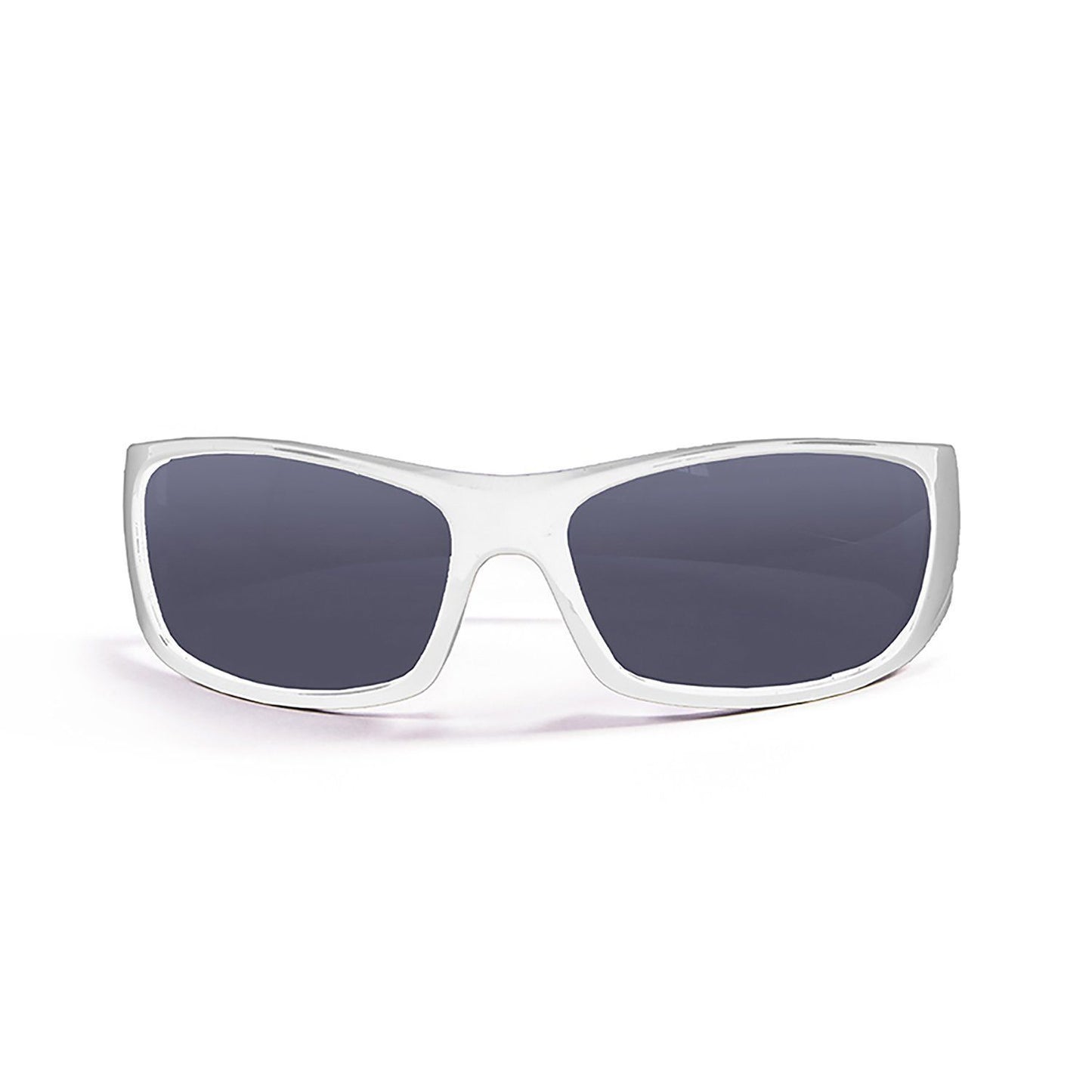 OCEAN BERMUDA Polarized Sunglasses Kiteboarding Surf Water Sports (Frame Shiny White, Lens Smoke)